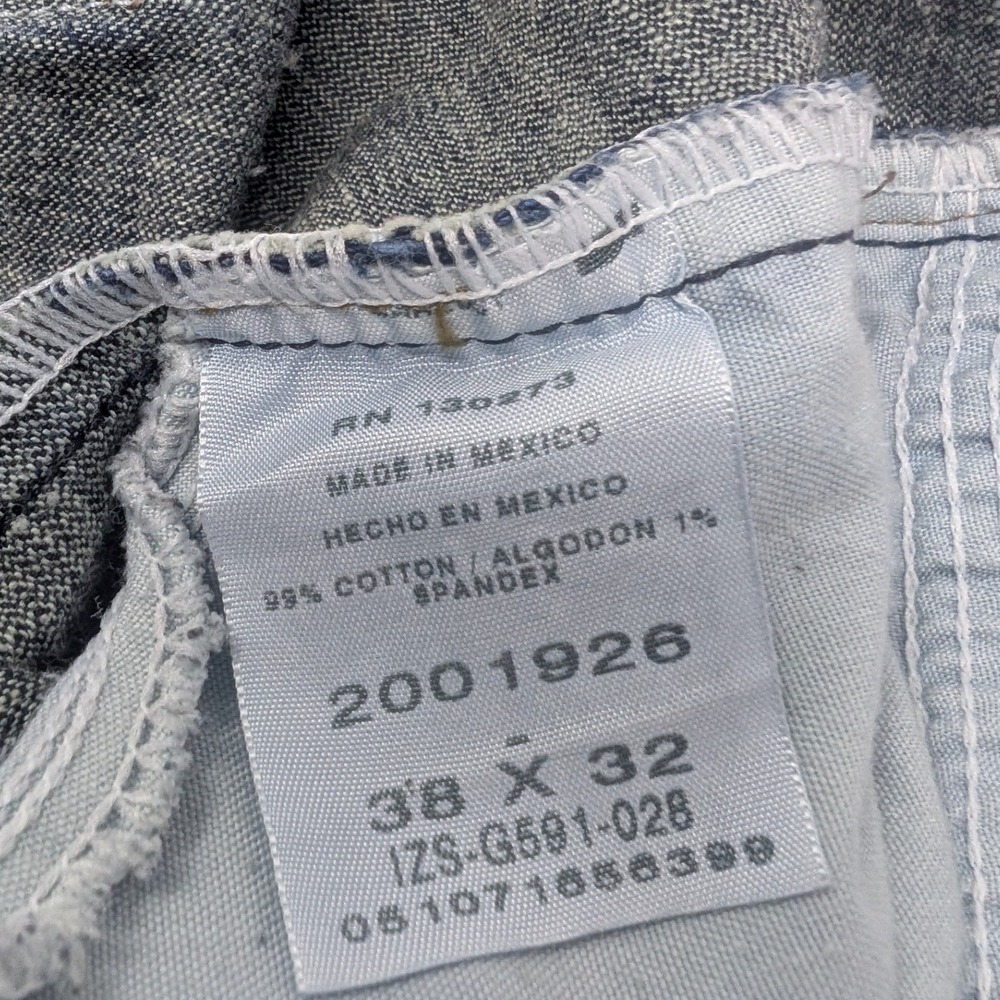 Lee Men's 38x32 Premium‎ Select Dark Wash Straight Leg Jeans - Picture 12 of 13